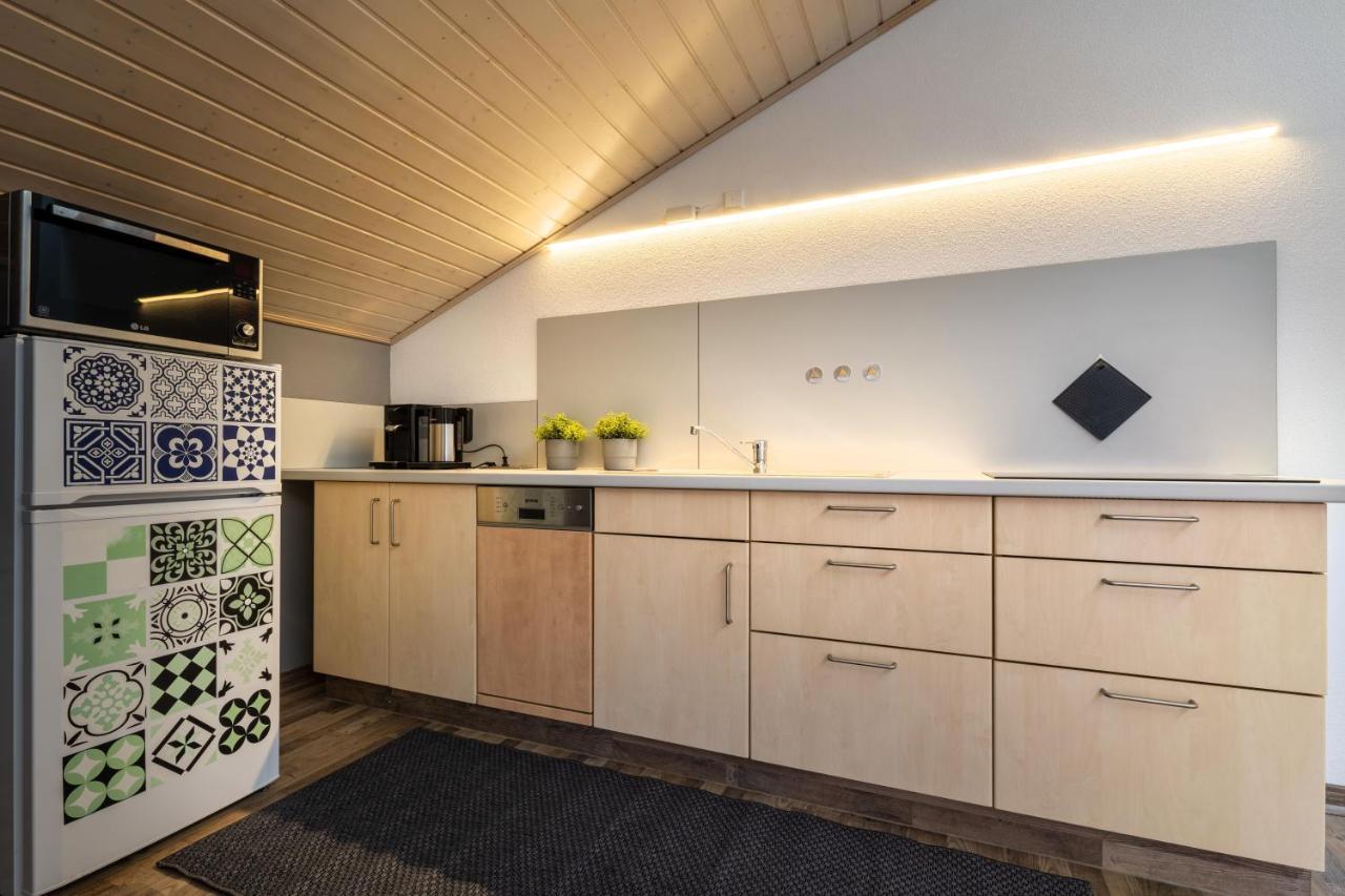 Gemuetliche Ferienwohnung Mit Panoramablick Muttensweiler Luaran gambar