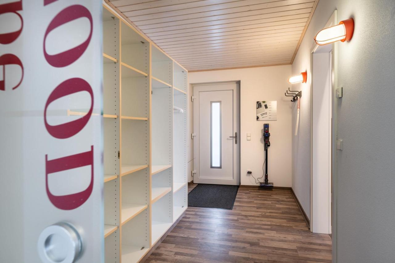 Gemuetliche Ferienwohnung Mit Panoramablick Muttensweiler Luaran gambar